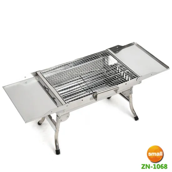 Outdoor barbecue stove foldable portable charcoal grill