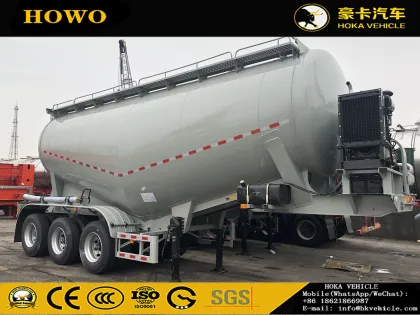 CIMC 3 Axle 38m³ Cement Tanker Trailer