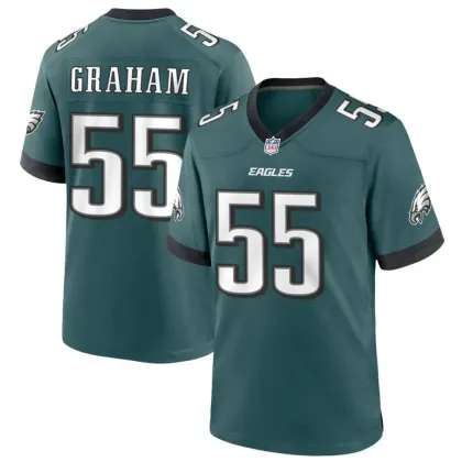 2024 Men's Custom Eagles Uniform Youth Jersey Midnight Green