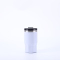 Double lid portable cold coffee cup