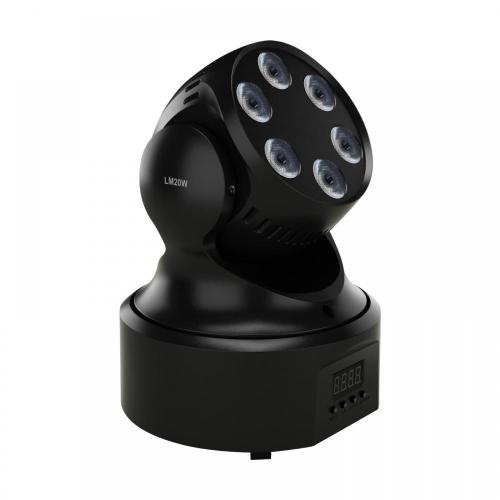 DMX512 Auto Sound Master-slave Led stage light 6*8W RGBW 4IN1 Rate power 50W moving head wash lights