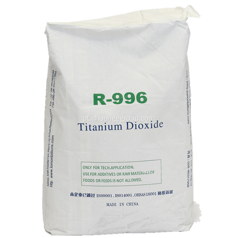 Grade Rutile de dióxido de titânio para Masterbatch Lomon R996
