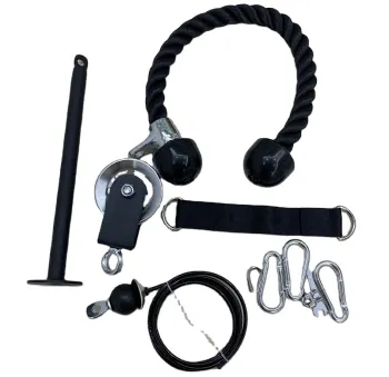 Professional Upgraded Pulley Cable Machine for Triceps Pull-Down and Shoulder Exercises - Ideal Home Gym Equipment