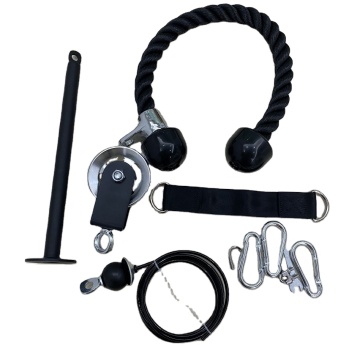 Professional Upgraded Pulley Cable Machine for Triceps Pull-Down and Shoulder Exercises - Ideal Home Gym Equipment