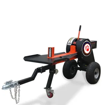 34 Ton Petrol Hydraulic Log Splitter & Wood Chipper