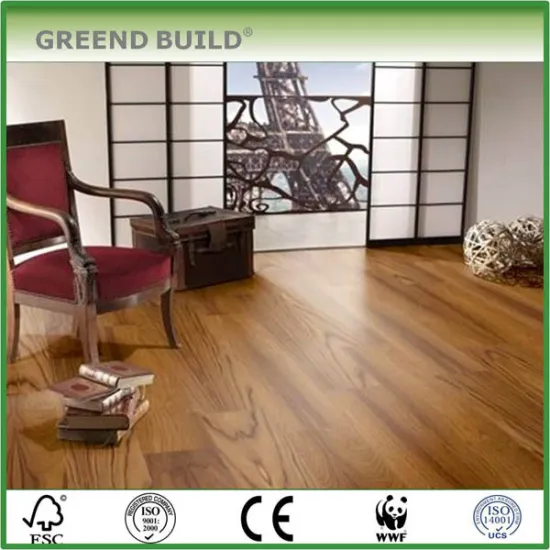 Floating Teak engineered wood floor