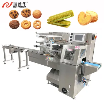 Ruipuhua Keed Automatic Cookies Biscuits Cracker Puff Pastry Packaging Machine