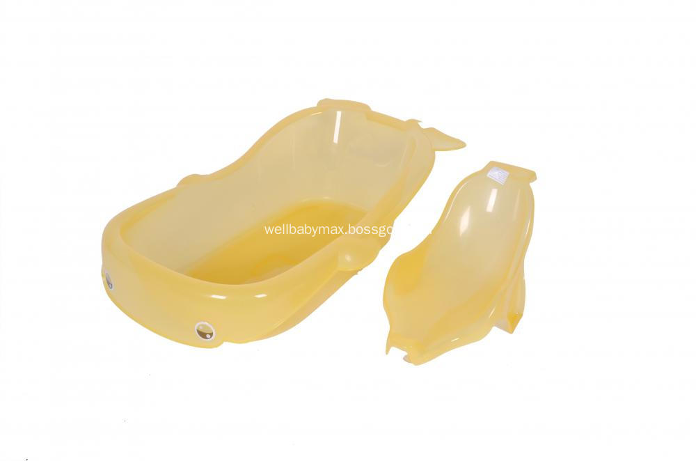 Transparent Plastic Baby Bathtub Set