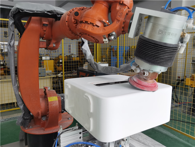 Soundbox grinding sanding industrial robot