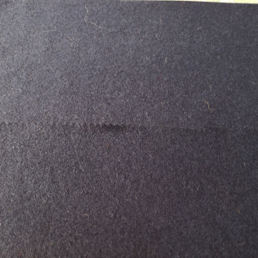Wool polyester blend jersey fabric