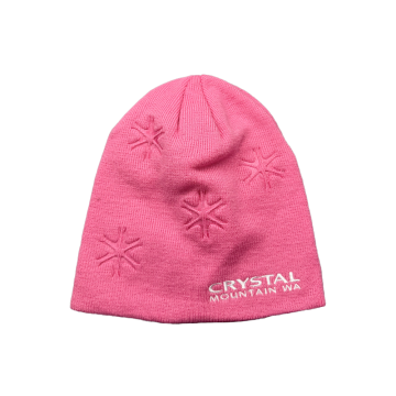 Beanie Ski Kepingan Salju Gunung Kristal