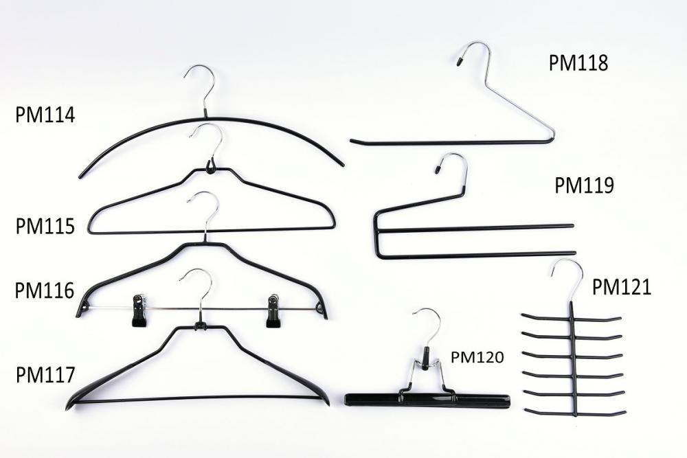 Metal Hangers Pvc Shiny Finish