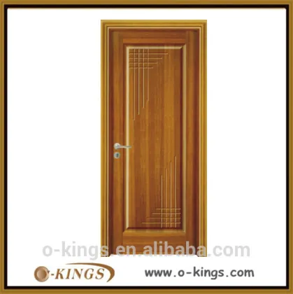 solid single wood carved bedroom door