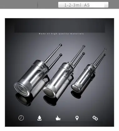 Disposable plastic essence back push essence bottle