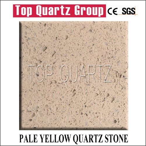 Hot sales cheese color galaxy of quartz stone,High quality artificial imitation marble quartz stone