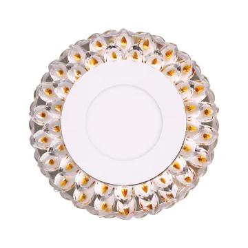 High Brightness Round Flat Double Color Panel Light