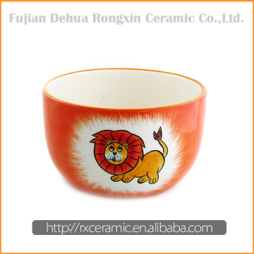 Factory price promotional tableware restaurant custom printed ceramic bowl