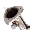 VW Audi A4 B7 FSI 2.0T Edelstahlabwärtsroptestpipe Katze Löschen 06+