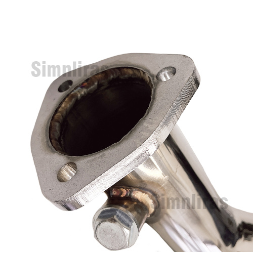 VW Audi A4 B7 FSI 2.0T Edelstahlabwärtsroptestpipe Katze Löschen 06+