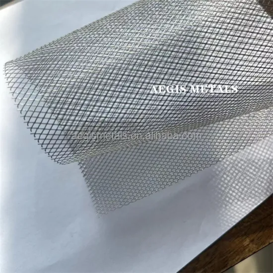 Ultra Thin Aluminum Expanded Metal Mesh - Various Sizes: 0.05mm to 2mm