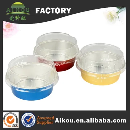 Disposable microwave oven aluminum cheesecake cake pan