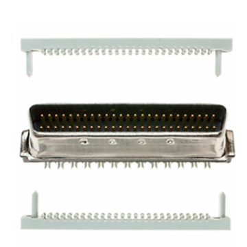 50P Cable Plug Connector IDC Molded Pin Type