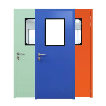 Stainless steel fireproof insulated medical door