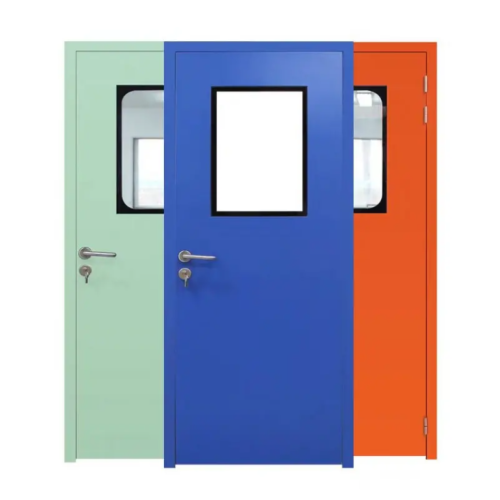 Stainless steel fireproof insulated medical door