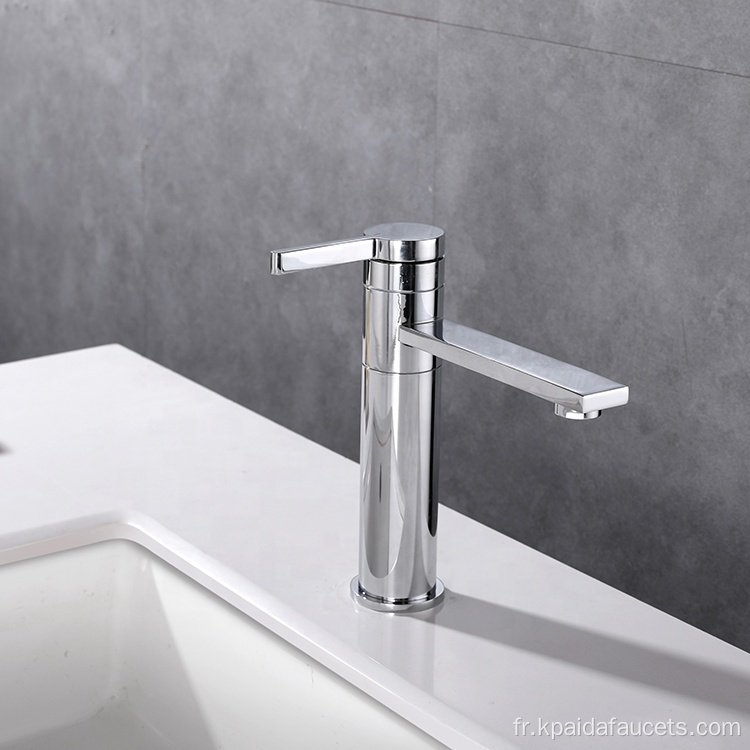 Lavabo de salle de bain Chrome Polié robinet de luxe