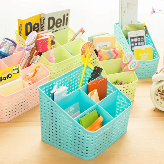 J344 Office furniture decorative portable plastic book shelf design