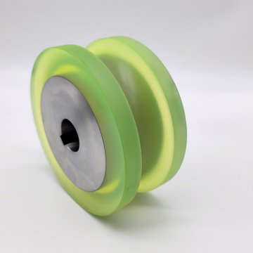 Customized Heavy Duty Roller Wheel U Groove Nylon Guide Tür Roller Räder mit Lagerriemenscheibe