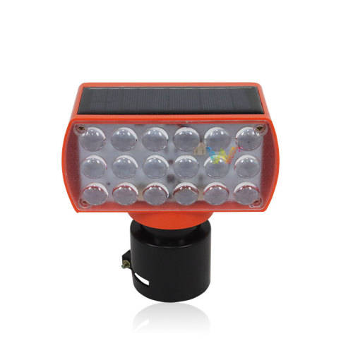 LED red blue traffic road cone barricade lights