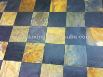 Black and Rusty Slate Tile for Indoor Use