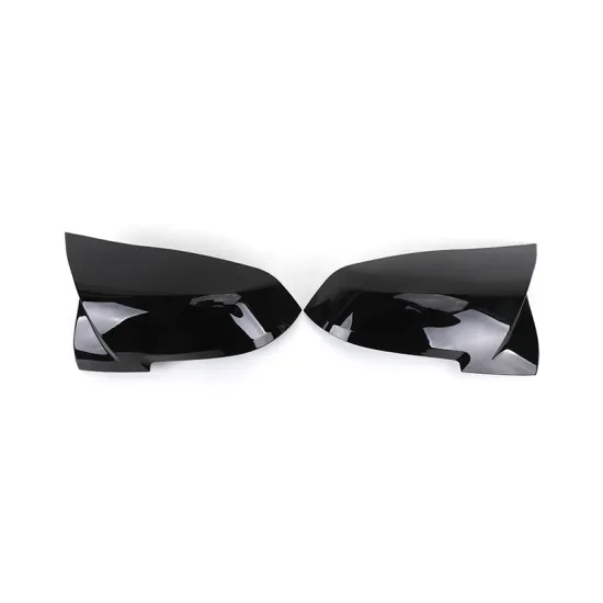 Glossy Black Rear View Door Side Mirror Cover Cap for BMW 5 Series F30 M Sport