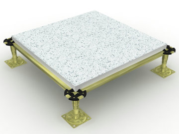 Die-Casted Aluminum Access Floor with PVC603 Tile