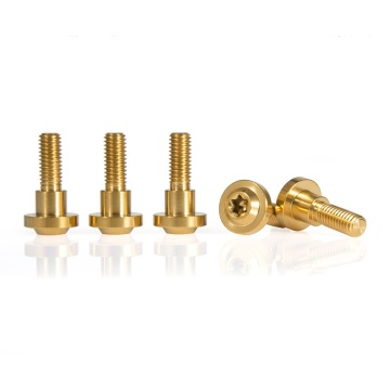 Titanium Bolts M6 x 20mm Gold for Yamaha R1/R6 and Suzuki FZ1000/FJR1300 Front/Rear Disc