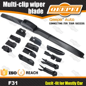 Wholesale wiper blades, 12 adaptors universal hybrid wiper blade