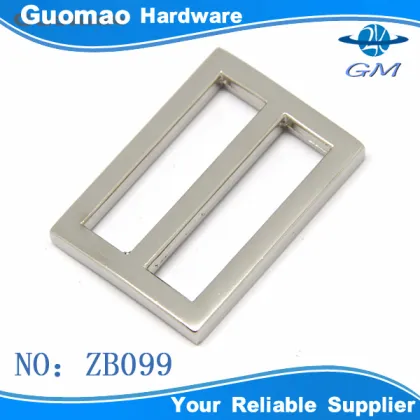 1.2inch square Decorative tri-glide buckle