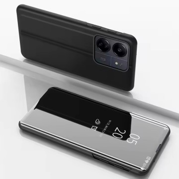 Luxe Smart Mirror Flip Phone Case pour Xiaomi Redmi 13C / Note 12/13 Pro / Note12s