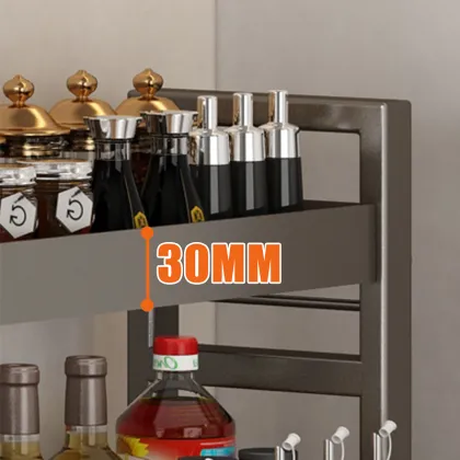 Kitchen rack household condiment countertop rack multi-functional desktop knife storage rack