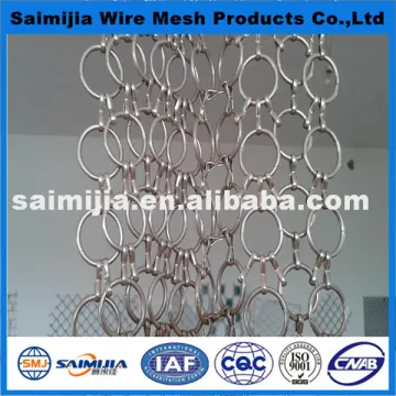 decorative metal ring mesh cloth with Certification