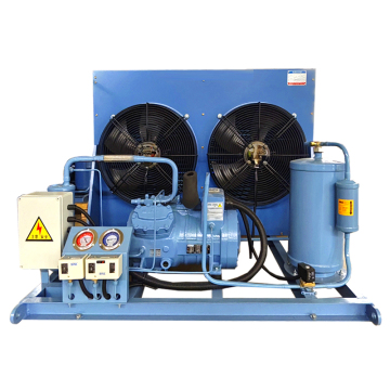 उच्च तापमान 10HP एयर-कूल्ड और वॉटर-कूल्ड स्टेबल क्वालिटी रेफकॉम्प पिस्टन रेफ्रिजरेशन यूनिट्स