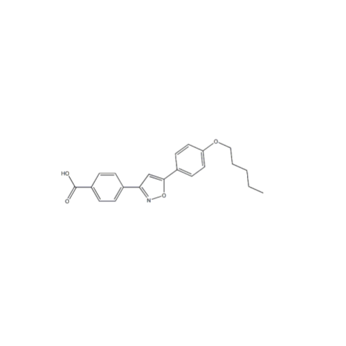 4- (5- (4- (Pentyloxy) phenyl) Isoxazol-3-yl) กรดเบนโซอิกสำหรับ Micafungin Cas 179162-55-1