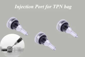 CE EVA Total Parenteral Nutrition Bag Injection port