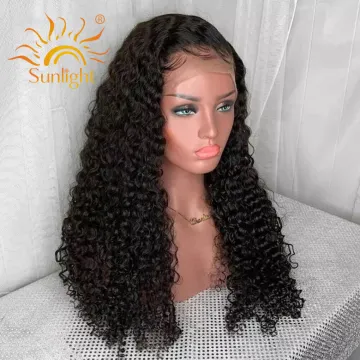 Sunlight 40inch long hair wholesale curly 13X4 lace front wigs human hair RAW WIG for women virgin hair unprocessed wig