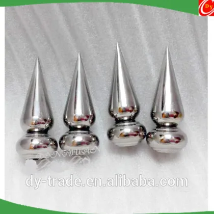 Stainless steel decorative spear/Decoration with spear/Conical spearhead/ balustrade spear