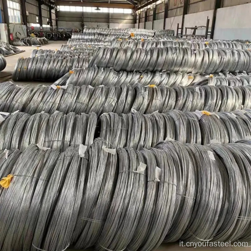 Filo in acciaio in galvanizzato da 0,3 mm
