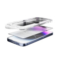 Protetor de tela de vidro temperado fácil de ajuste para iPhone