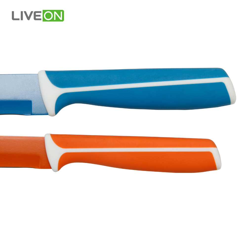 Set di coltelli colorati in acciaio inossidabile