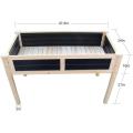 Wood Planter for Growing Fresh Herbs Vegetables Flowers